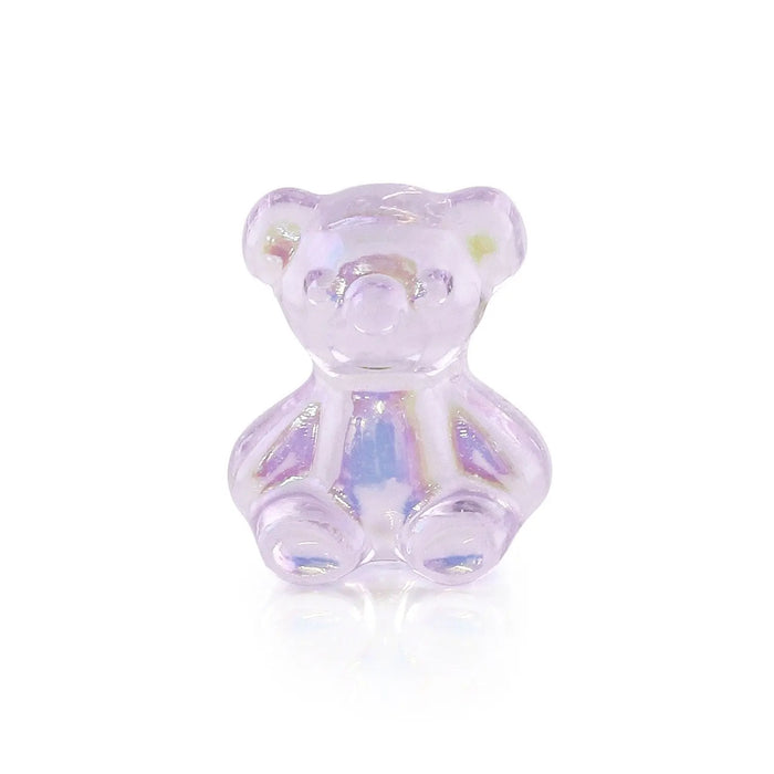 Pot of 5 Charms - Lilac Teddybear Naio Nails