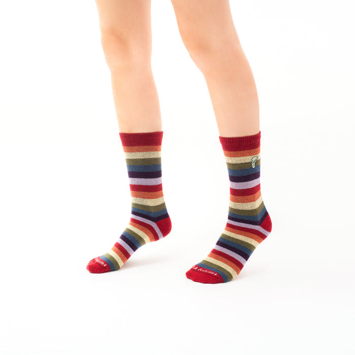 Hippy Feet Rainbow Crew Socks