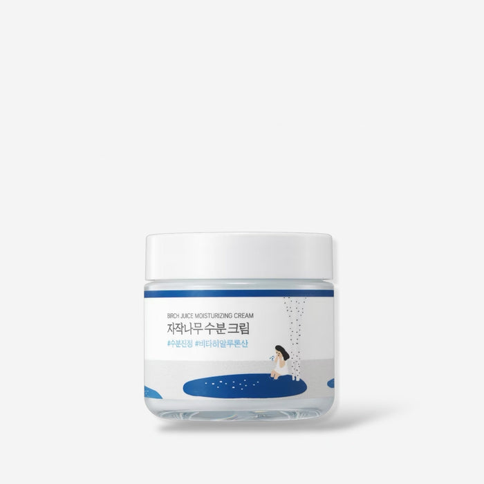 Round Lab Birch Juice Moisturizing Cream 80ml كريم مرطب بعصير البتولا المستدير - Princess Cosmetics Qatar
