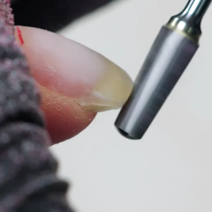 Safety Smooth Top Tapered Barrel Carbide-Efile Bits, Erica's ATA, TOOLS-Erica's-MEDIUM 105-Gel Essentialz