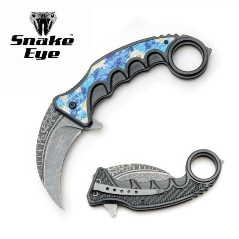 SE-0118-9 BLUE HEAVYWEIGHT KNIFE
