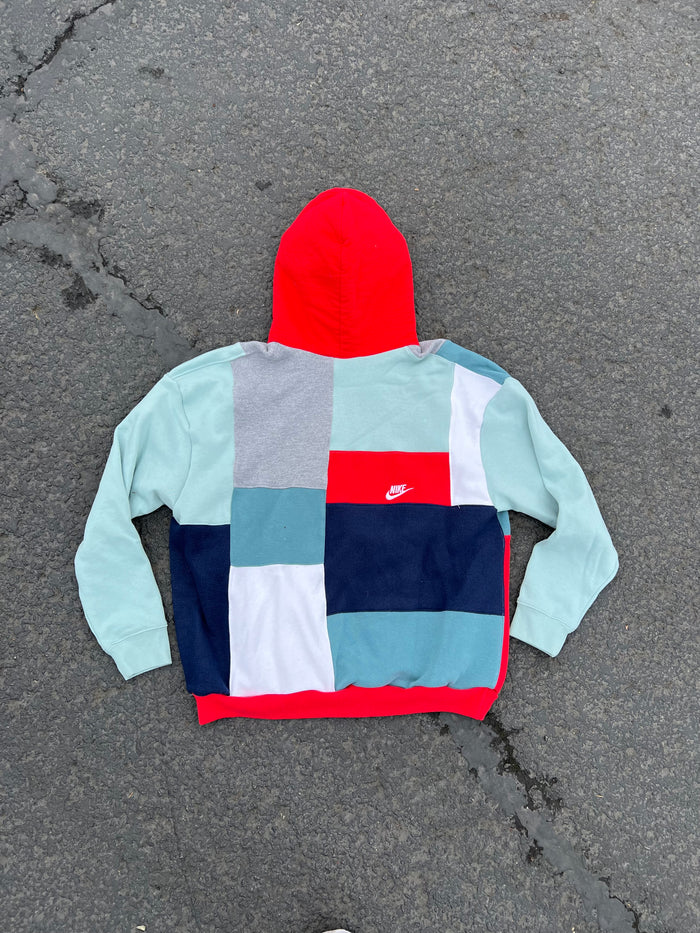 Seattle Kraken Hoodie Size L Patchwork