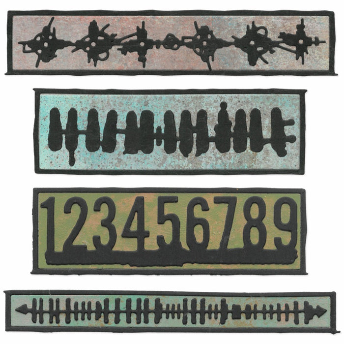 Sizzix - Thinlits Die Set - Borderlines (7pk). By Seth Apter. Available at Embellish Away located in Bowmanville Ontario Canada.