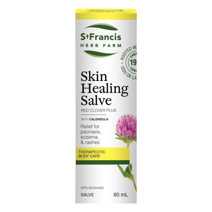 Box of St. Francis Herb Farm Skin Healing Salve 60ml