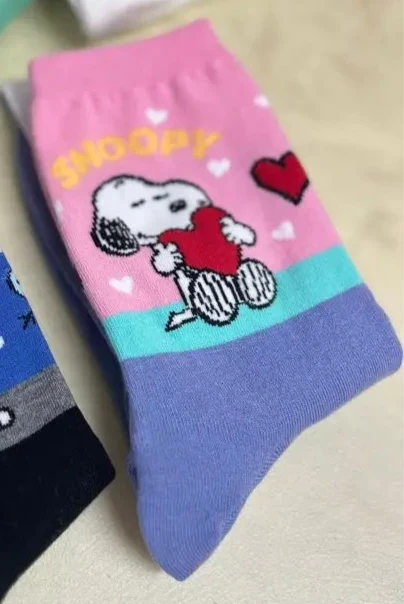 Snoopy Women's Ankle Mid Calf Sock