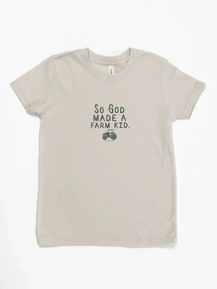 So God Made A Farm Kid Tee