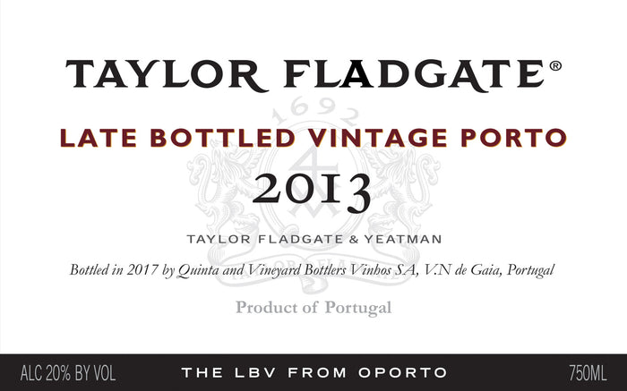 TAYLOR FLADGATE 2013 LBV