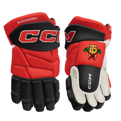 Toms River Blackhawks Custom CCM Jetspeed Gloves