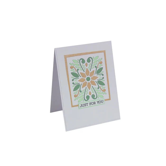 Tonic Studios - Die Set - Amazing Aperture Box. Craft sensational boxes, memory books, interactive cards and more with the Dimensions range of three-dimensional dies! Available at Embellish Away located in Bowmanville Ontario Canada. Example by brand ambassador.