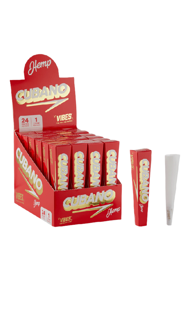VIBES CUBANO CONES HEMP | 24 COUNT