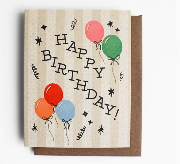 vintage style birthday card