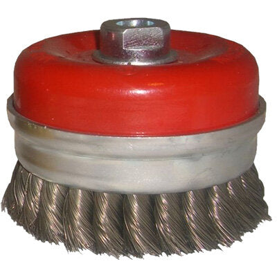 Vires Cup Wire Brush M14 - knotted – 65mm