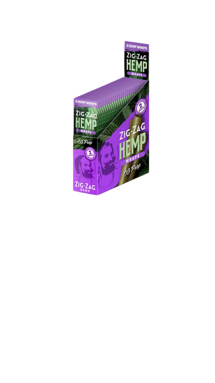 ZIG-ZAG HEMP WRAPS | 25 POUCHES