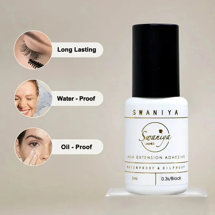 Eyelash Extension Glue 0.3s dry| Swaniya Lashes