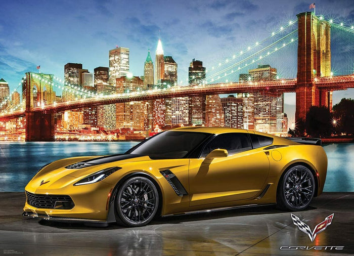 1000 Piece Jigsaw Puzzle - 2015 Chevrolet Corvette Z06: Out for a Spin | EUROGRAPHICS