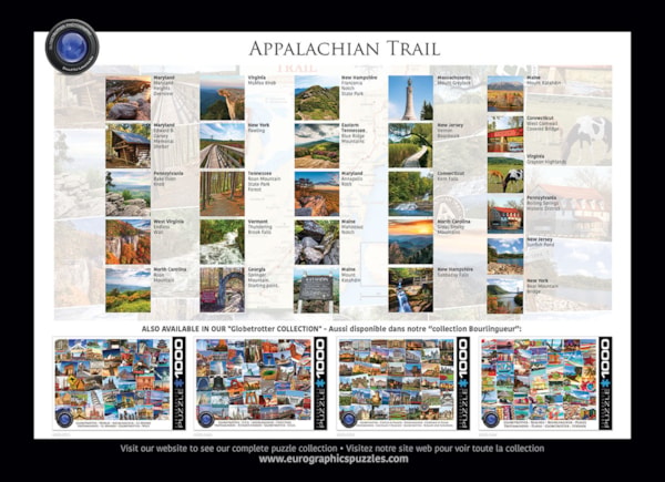 1000 Piece Jigsaw Puzzle - Appalachian Trail | EUROGRAPHICS
