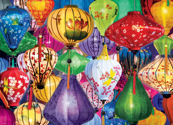 1000 Piece Jigsaw Puzzle - Asian Lanterns | EUROGRAPHICS