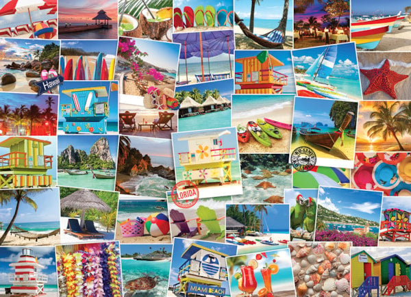 1000 Piece Jigsaw Puzzle - Beaches | EUROGRAPHICS