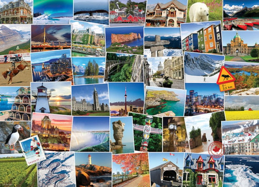 1000 Piece Jigsaw Puzzle - Canada | EUROGRAPHICS