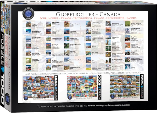 1000 Piece Jigsaw Puzzle - Canada | EUROGRAPHICS