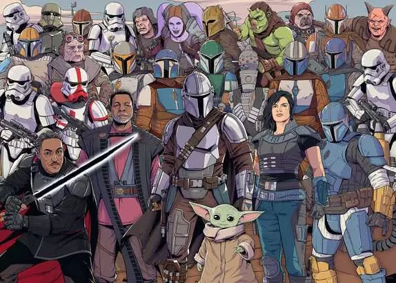 1000 Piece Jigsaw Puzzle - Challenge: Star Wars Mandalorian | Ravensburger