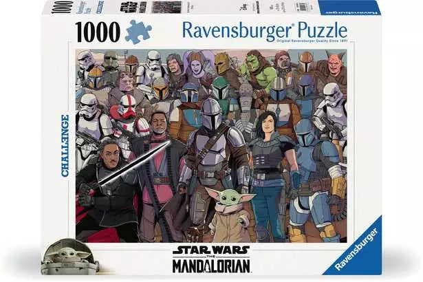 1000 Piece Jigsaw Puzzle - Challenge: Star Wars Mandalorian | Ravensburger
