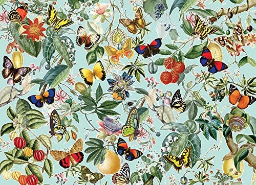 1000 Piece Jigsaw Puzzle - Fruit and Flutterbies | Cobble Hill