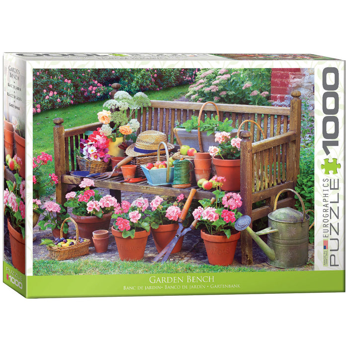 1000 Piece Jigsaw Puzzle - Garden Bench | EUROGRAPHICS