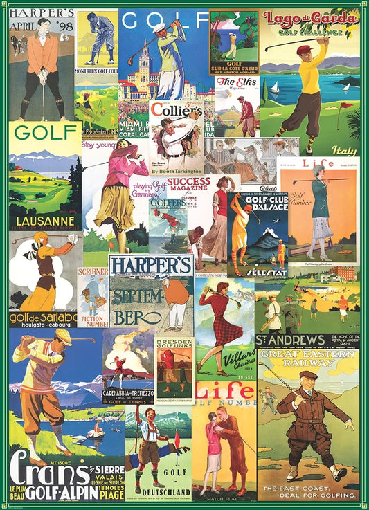 1000 Piece Jigsaw Puzzle - Golf Around the World | EUROGRAPHICS