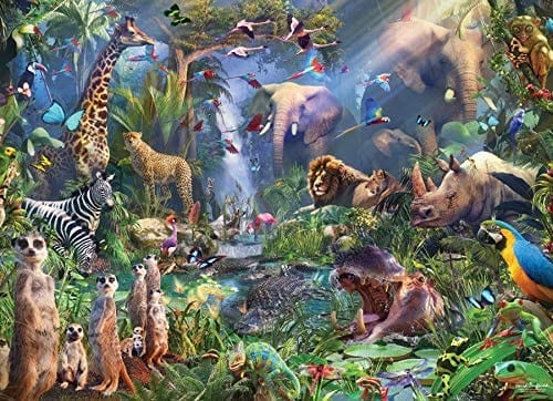 1000 Piece Jigsaw Puzzle - Into The Jungle | Cobble Hill
