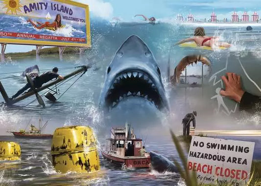 1000 Piece Jigsaw Puzzle - Jaws | Ravensburger