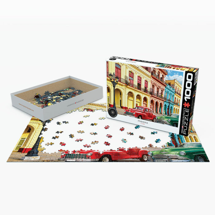1000 Piece Jigsaw Puzzle - La Havana Cuba | EUROGRAPHICS