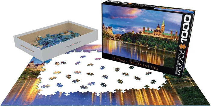 1000 Piece Jigsaw Puzzle - Ottawa - Parliament Hill | EUROGRAPHICS