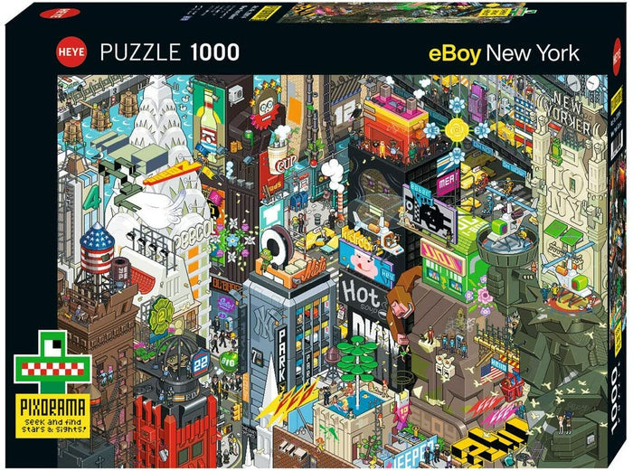 1000 Piece Jigsaw Puzzle - Pixorama: New York Quest | Heye
