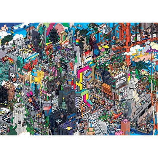 1000 Piece Jigsaw Puzzle - Pixorama: San Francisco Quest | Heye