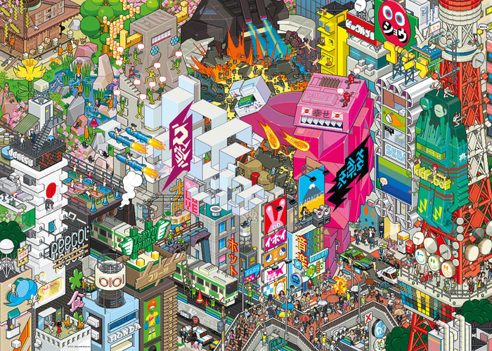 1000 Piece Jigsaw Puzzle - Pixorama: Tokyo Quest | Heye