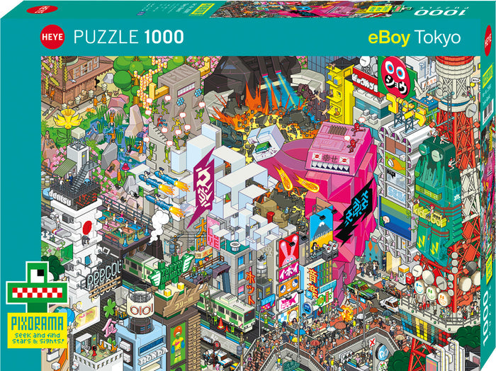 1000 Piece Jigsaw Puzzle - Pixorama: Tokyo Quest | Heye