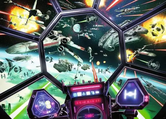 1000 Piece Jigsaw Puzzle - Star Wars: TIE Fighter Cockpit | Ravensburger