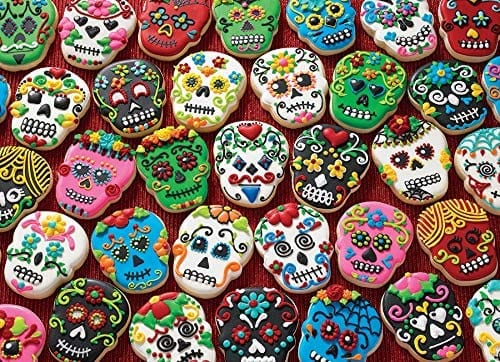 1000 Piece Jigsaw Puzzle - Sugar Skull Cookies | Cobble Hill