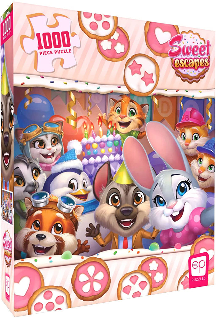 1000 Piece Jigsaw Puzzle - Sweet Escapes Buzz's Birthday Keepsake | USAOPOLY