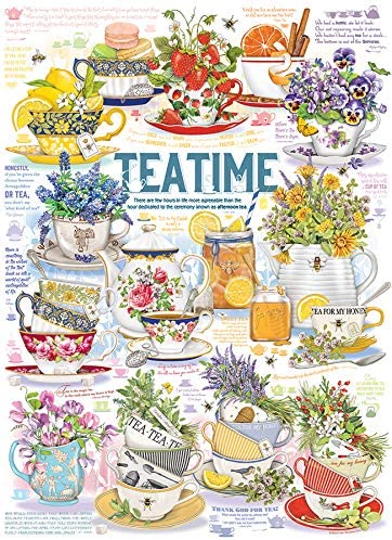 1000 Piece Jigsaw Puzzle - Tea Time | Cobble Hill