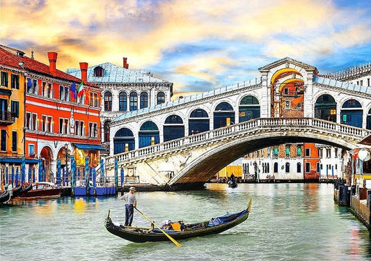 1000 Piece Jigsaw Puzzle - Venice -Rialto Bridge | EUROGRAPHICS