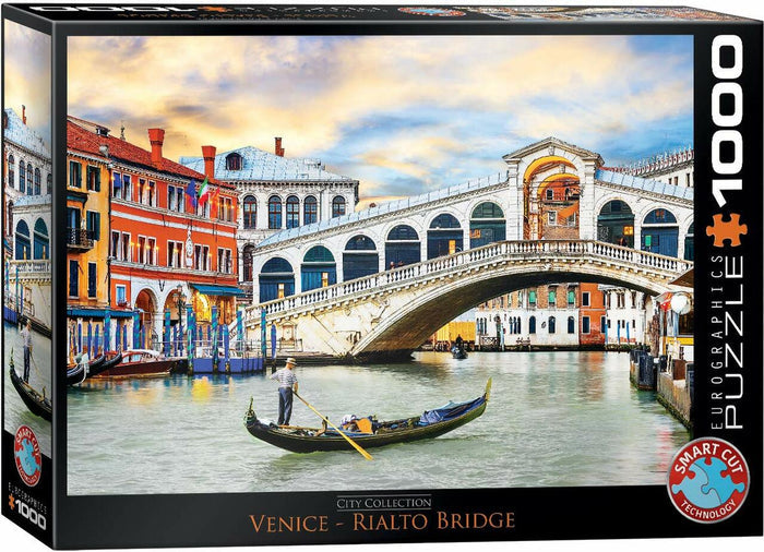 1000 Piece Jigsaw Puzzle - Venice -Rialto Bridge | EUROGRAPHICS