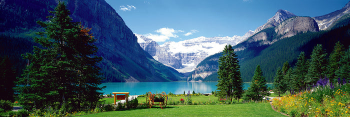 1000 Piece Panoramic Jigsaw Puzzle - Lake Louise, Canadian Rockies | EUROGRAPHICS