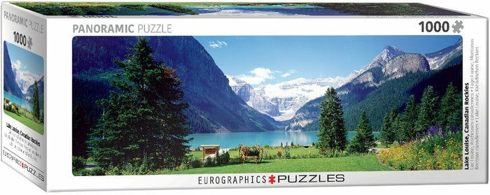 1000 Piece Panoramic Jigsaw Puzzle - Lake Louise, Canadian Rockies | EUROGRAPHICS