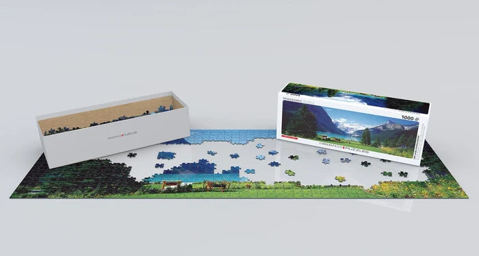 1000 Piece Panoramic Jigsaw Puzzle - Lake Louise, Canadian Rockies | EUROGRAPHICS