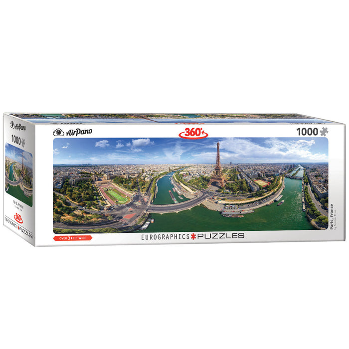 1000 Piece Panoramic Jigsaw Puzzle - Paris, France | EUROGRAPHICS