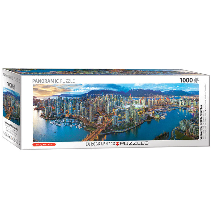 1000 Piece Panoramic Jigsaw Puzzle - Vancouver, British Columbia | EUROGRAPHICS