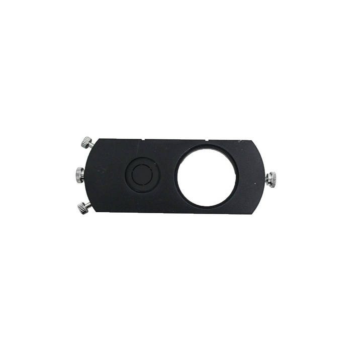 100X Phase Plate 1 Holes 1 Pieces 100X Phase Contrast Holder, SKU Nexcope-NE620-Condenser Holder-2, three quarter front view
