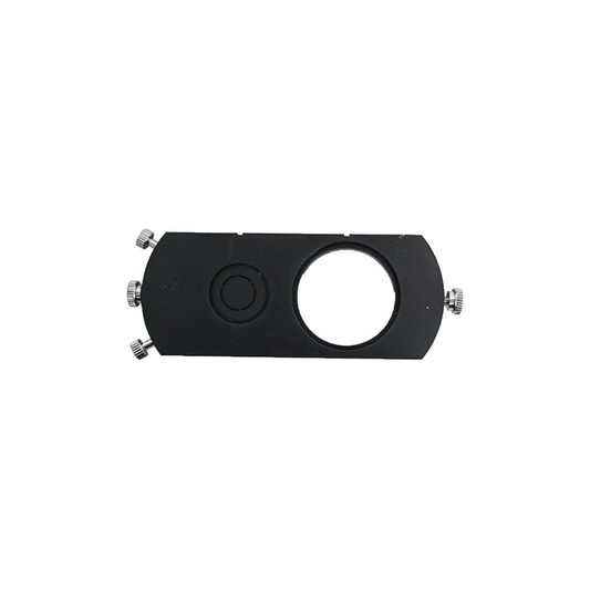 100X Phase Plate 1 Holes 1 Pieces 100X Phase Contrast Holder, SKU Nexcope-NE620-Condenser Holder-2, three quarter front view
